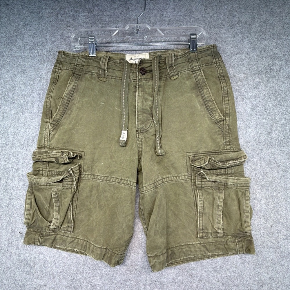 Vintage Abercrombie & Fitch Paratrooper Cargo Shorts Men's 32 Y2K